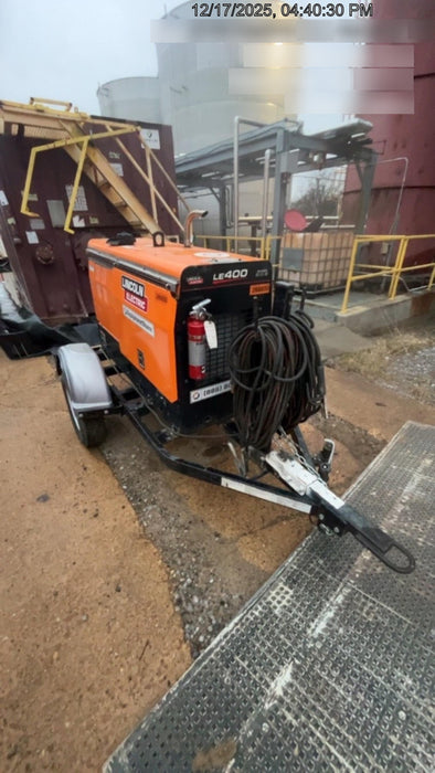 2022 Lincoln Electric LE400 Kubota V1505, Trlr, Cable Rack, Light Kit, ES Decals, T3