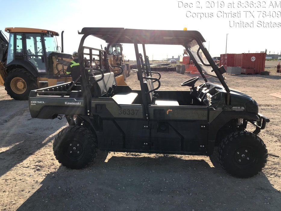 Kawasaki Mule PRO-DXT Movement Alarm, Beacon, Hard Top, ES Track Hardware