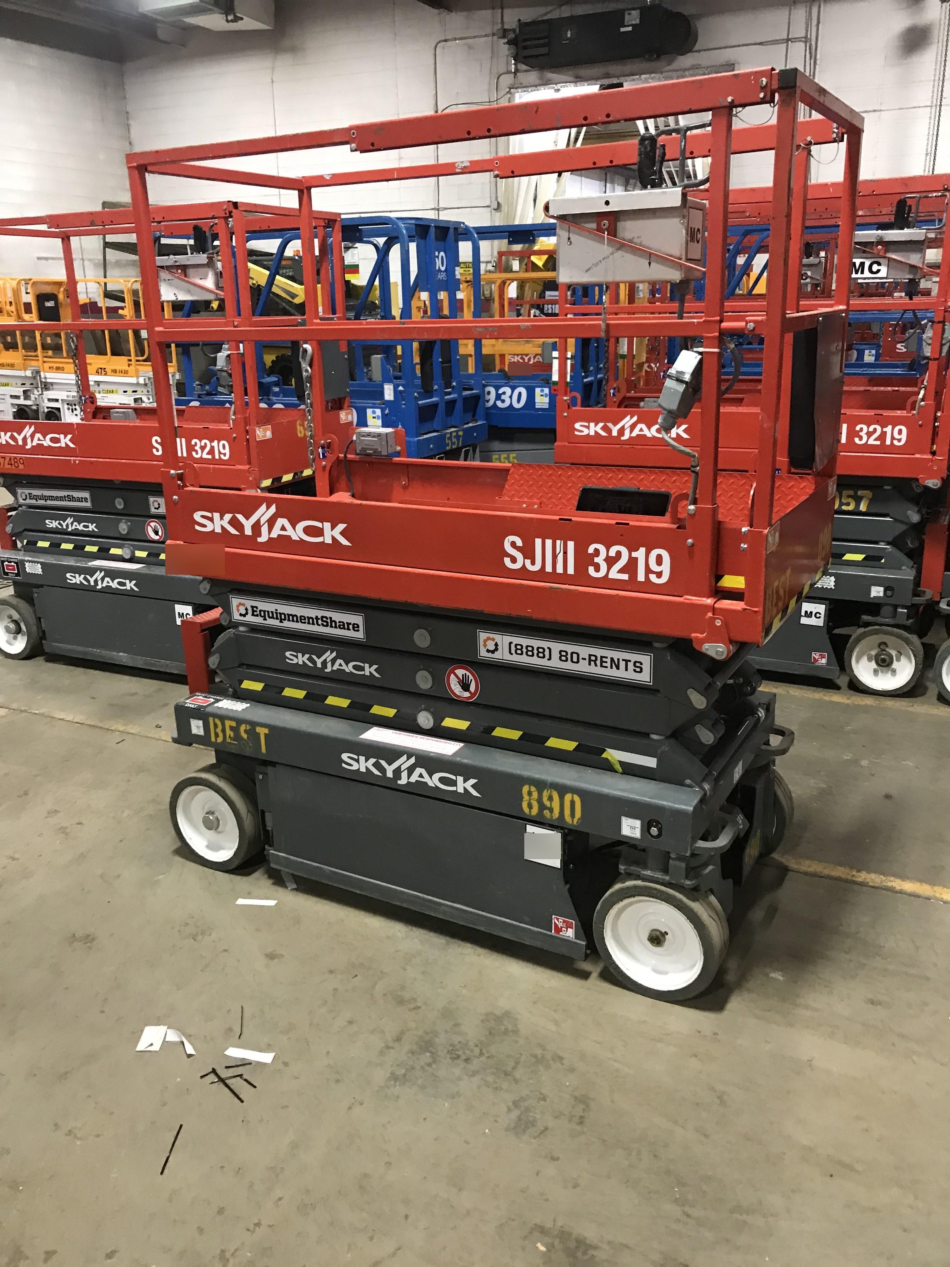 2018 Skyjack SJIII-3219 Standard Rental Specs