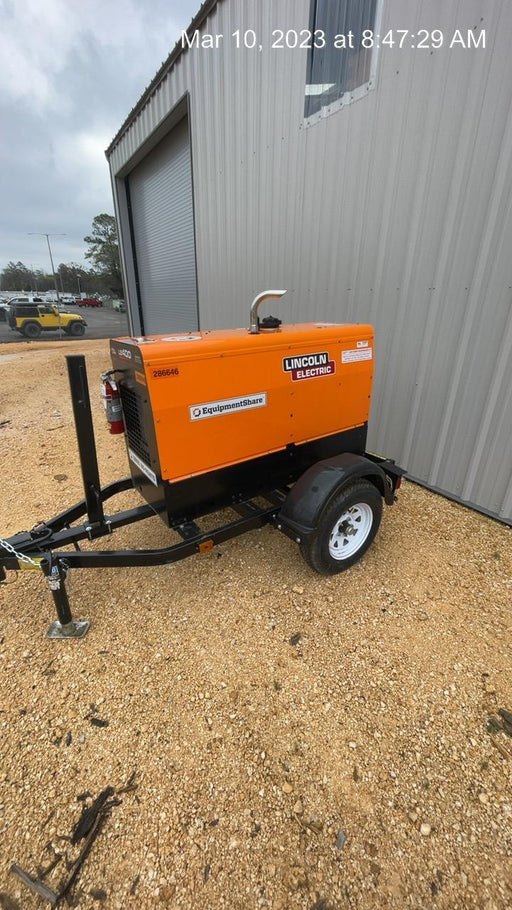 2022 Lincoln Electric LE400 Kubota V1505, Trlr, Cable Rack, Light Kit, ES Decals, T3