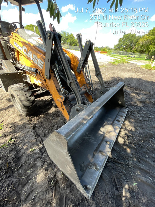 2017 Case 580N EP STANDARD HOE, ROPS, PILOT CONTROLS, AUX HYD