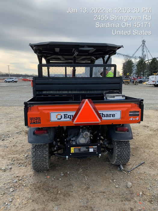 2022 Kubota RTV-X1140W-H Plastic Canopy, Windshield Acrylic Clear, LED Strobe Light, Wire Harness Kit, Back up Alarm
