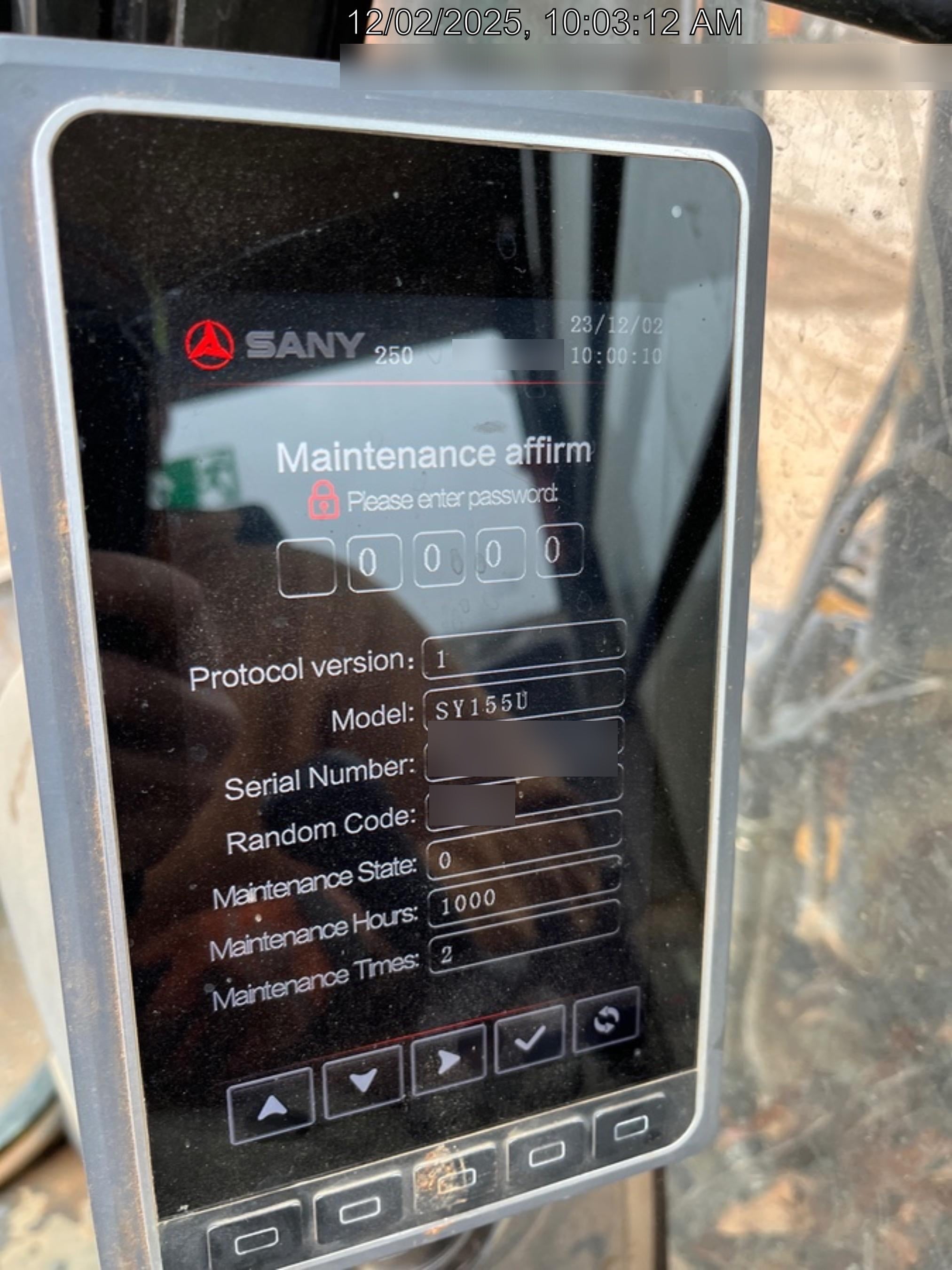 2022 SANY SY155 U