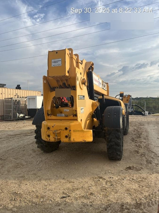 2019 JCB 512-56 Enclosed Cab, 109 HP, Solid Tires, Worklights, Beacon, Aux Hydraulics, Lifting Eye 60" Carriage/60" Forks