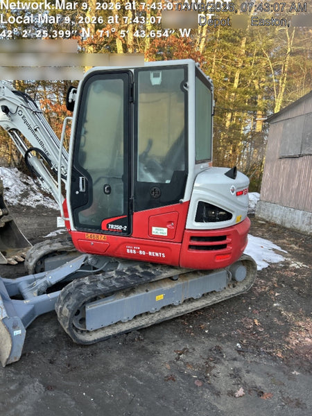 2025 TAKEUCHI TB250-2CR