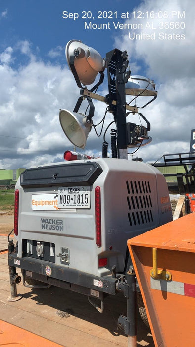 2019 Wacker Neuson LTV6L-MH Wacker Neuson LTV6L Mobile Light Tower w/Fuel Level Sensor Installed