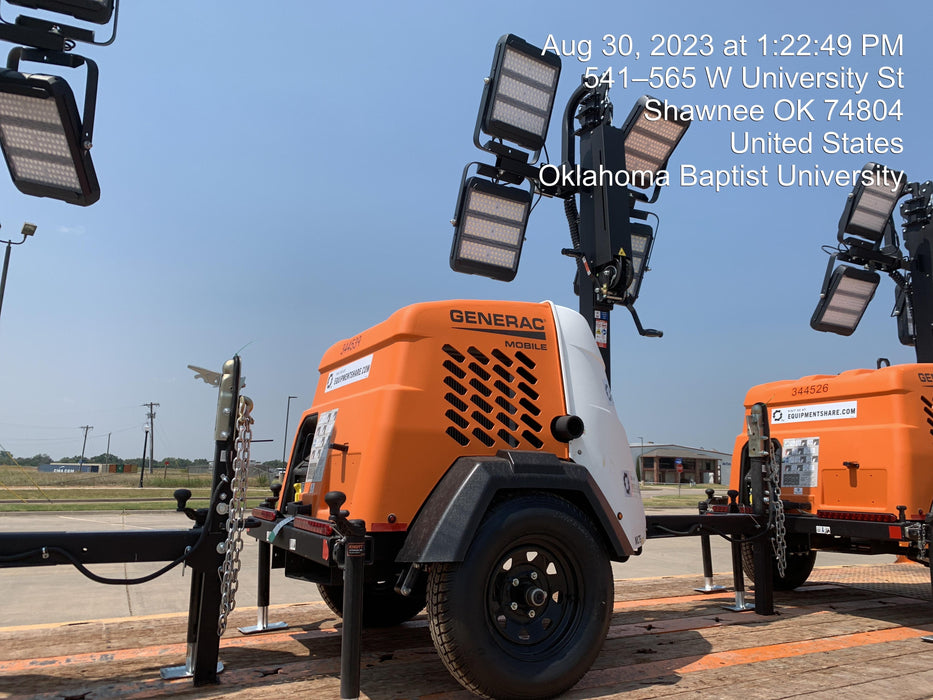 2023 Generac MLT2 Diesel, Flex Switch 120V Input, Powerzone Controller, (4) 320W LED Lights, 4kW Generator, 39.9 Gal Fuel Tank, 2" Ball, T3