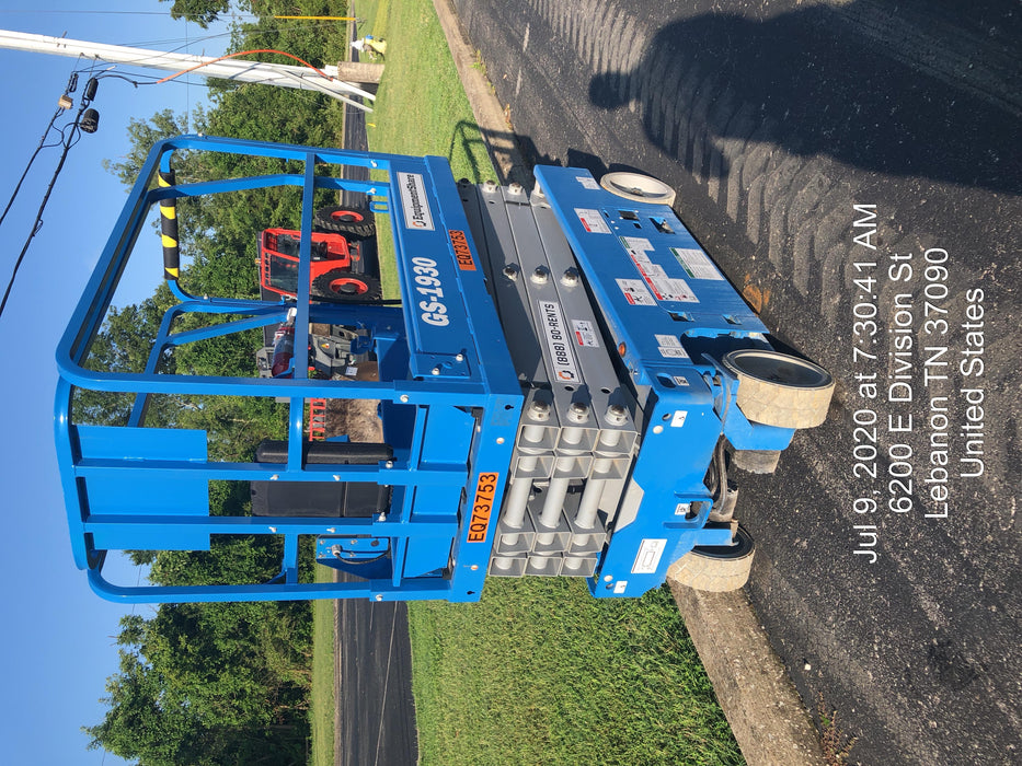 2020 Genie GS-1930 Fixed rails with chain entry gate - Pre A92.20