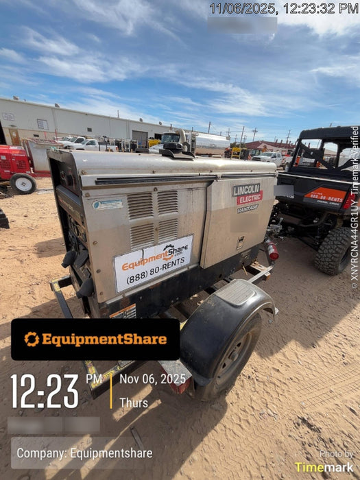 2018 Lincoln Electric Vantage 322 Lincoln Vantage 322 Welder Ready Pak 3 - Vantage 322, Trailer, Fender and light kit, Cable rack