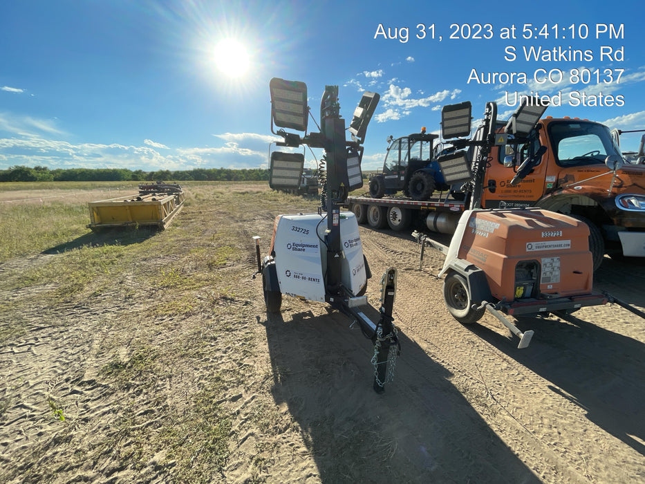 2023 Generac MLT2 Diesel, Flex Switch 120V Input, Powerzone Controller, (4) 320W LED Lights, 4kW Generator, 39.9 Gal Fuel Tank, 2" Ball, T3