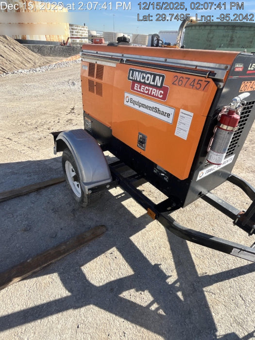 2022 Lincoln Electric LE400 Kubota V1505, Trlr, Cable Rack, Light Kit, ES Decals, T3