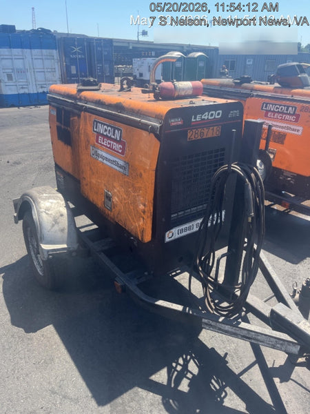 2022 Lincoln Electric LE400 Kubota V1505, Trlr, Cable Rack, Light Kit, ES Decals, T3