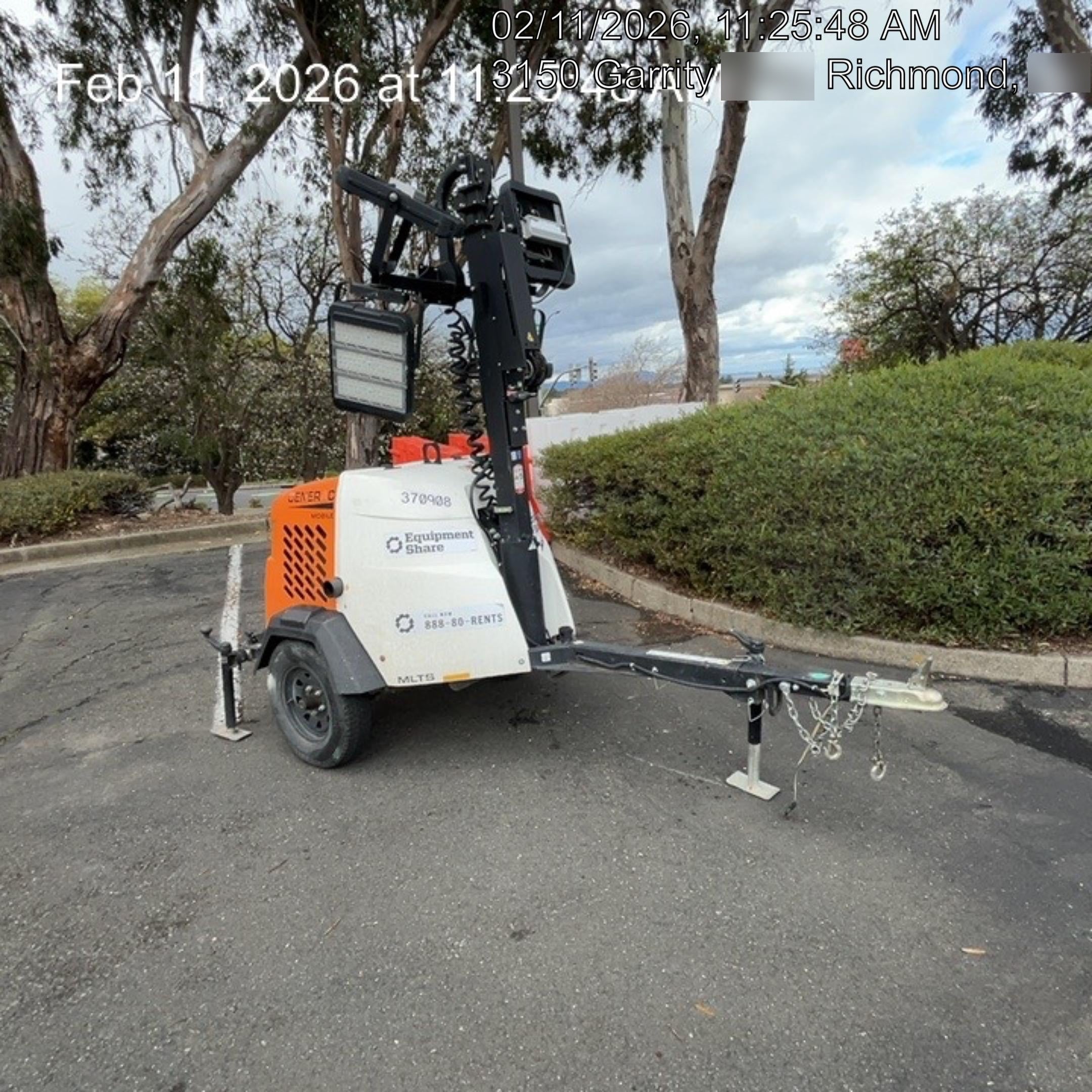 2023 Generac MLT2 Diesel, Flex Switch 120V Input, Powerzone Controller, 
(4) 320W LED Lights, 4kW Generator, 39.9 Gal Fuel Tank, 2" Ball, T3