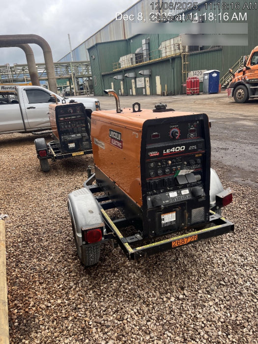 2022 Lincoln Electric LE400 Kubota V1505, Trlr, Cable Rack, Light Kit, ES Decals, T3