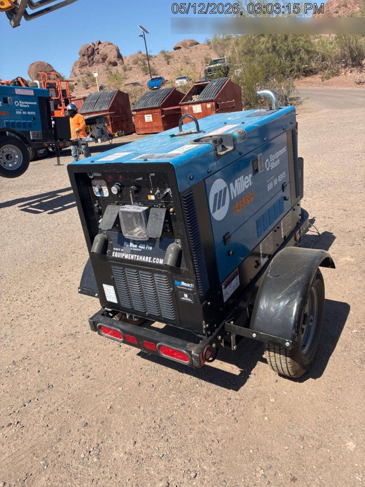 2026 MILLER ELECTRIC BIG BLUE 400