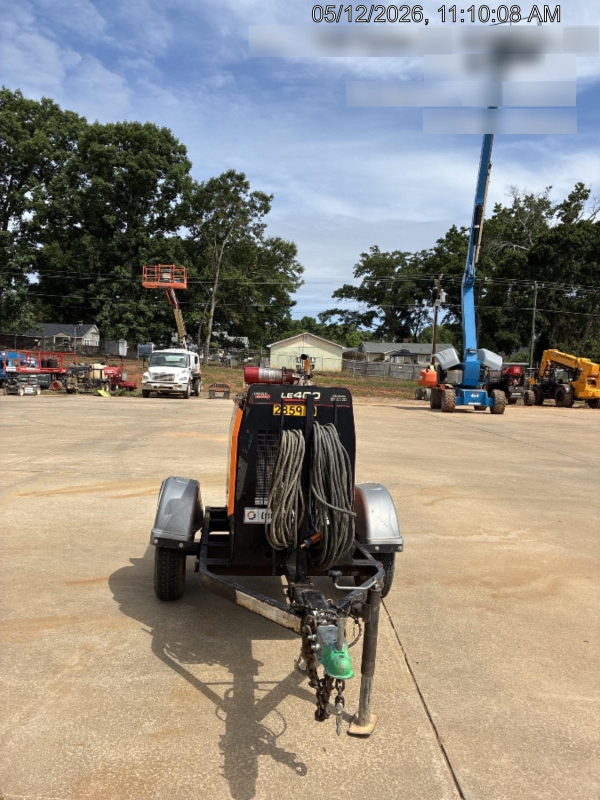 2022 Lincoln Electric LE400 Kubota V1505, Trlr, Cable Rack, Light Kit, ES Decals, T3