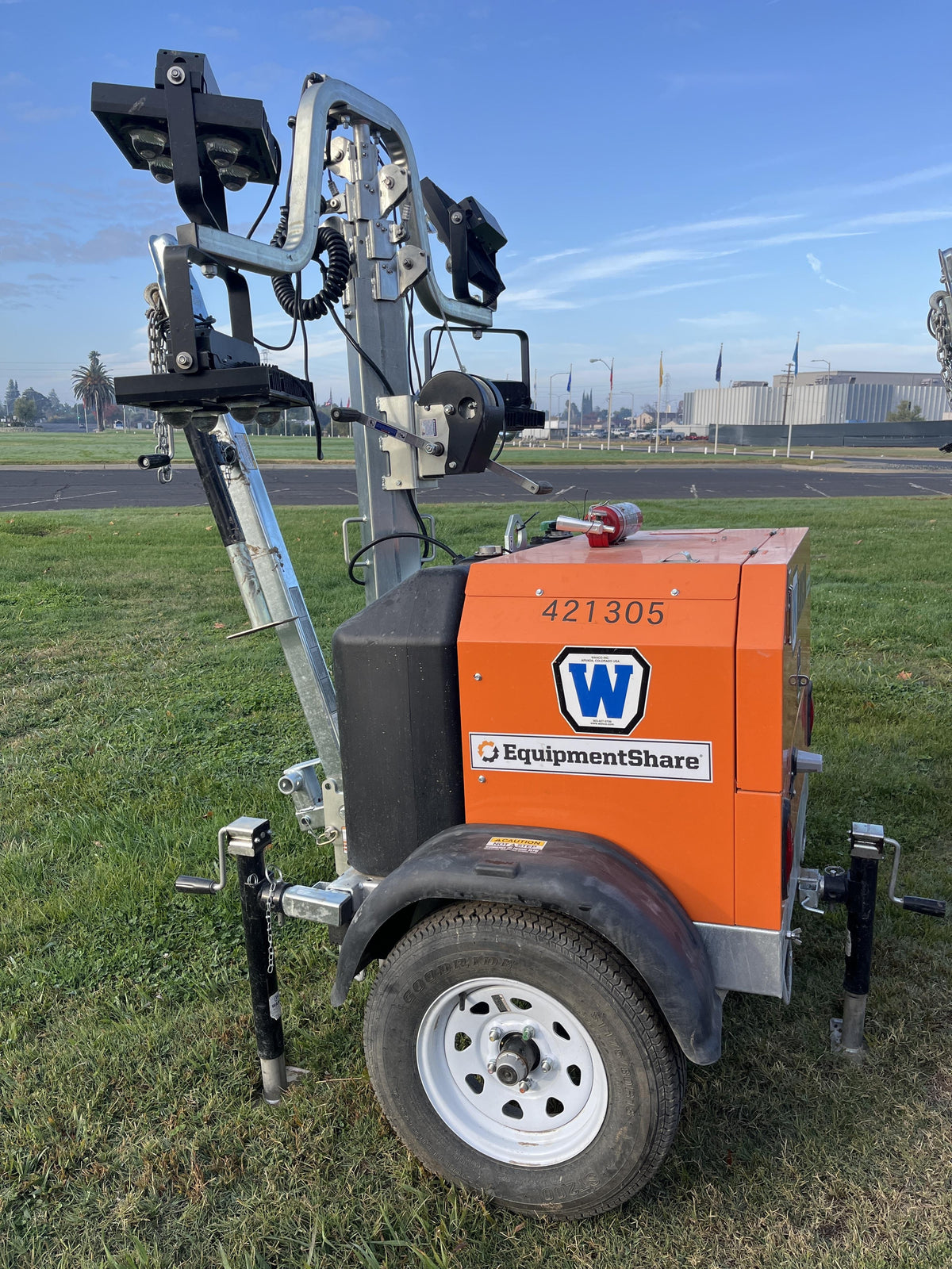 2024 Wanco WLTT-4MM4K Diesel, Deep Sea Controller, Shore Power Plug, Auto Start, (4) 350W LED Floodlights, 4kW Generator, 60 Gal Fuel Tank, 2" Ball, T3