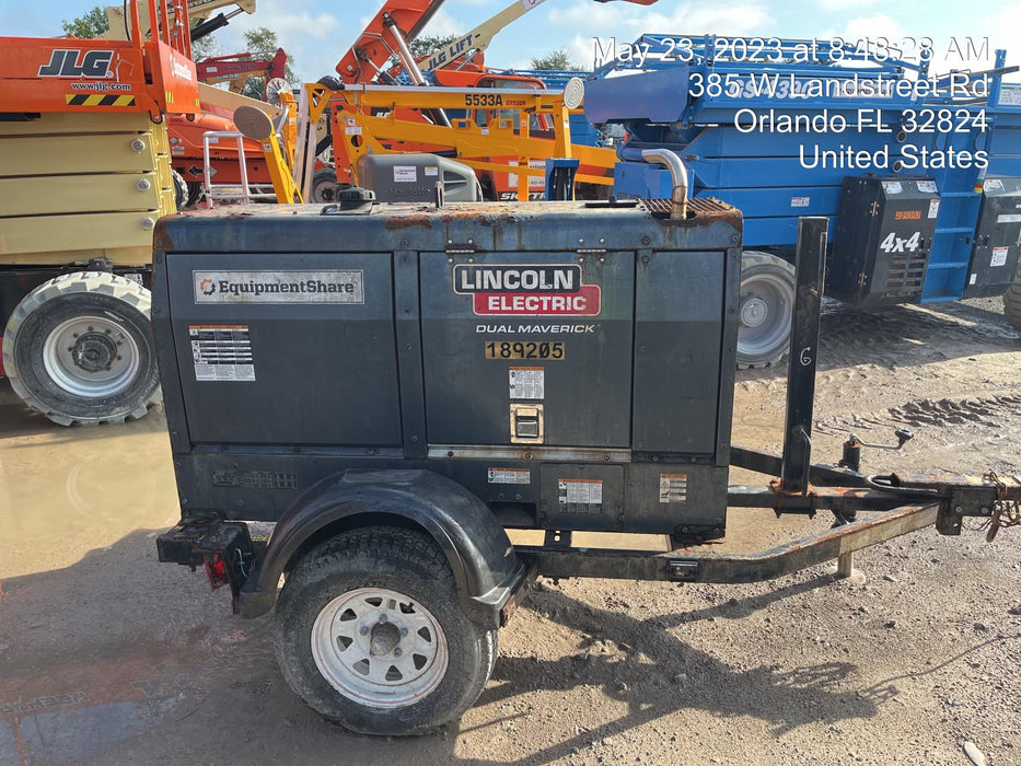 2021 Lincoln Electric Dual Maverick 200/200X Ready Pak 3, Includes Trailer, Cable Rack, Fender Light Kit