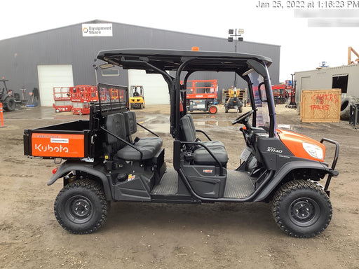 2022 Kubota RTV-X1140W-H Plastic Canopy, Windshield Acrylic Clear, LED Strobe Light, Wire Harness Kit, Back up Alarm