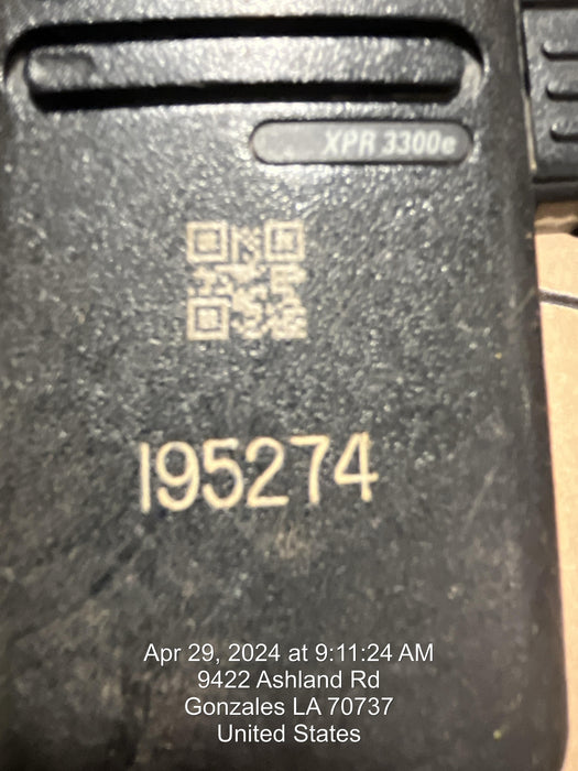 2021 MOTOROLA XPR3300E