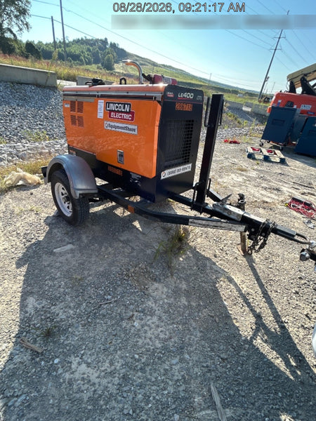 2022 Lincoln Electric LE400 Kubota V1505, Trlr, Cable Rack, Light Kit, ES Decals, T3