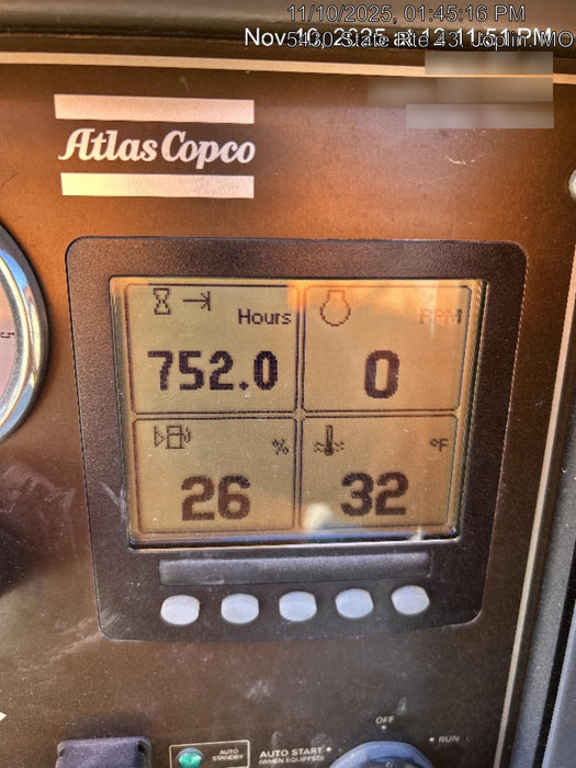 2020 ATLAS COPCO PAS 100 HF CS Enclosed