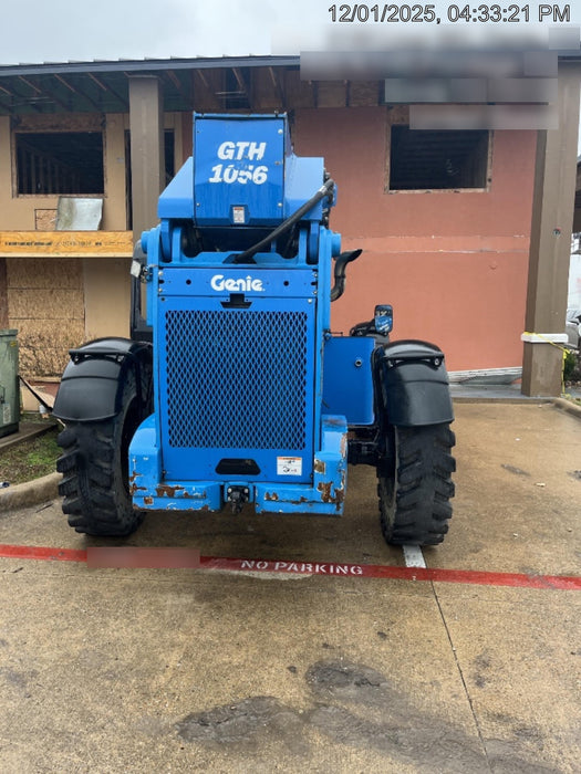 2019 Genie GTH-1056 Canopy, Solid RT Tires, LED Work Lights, Beacon 60" QA Carriage, 60" Forks