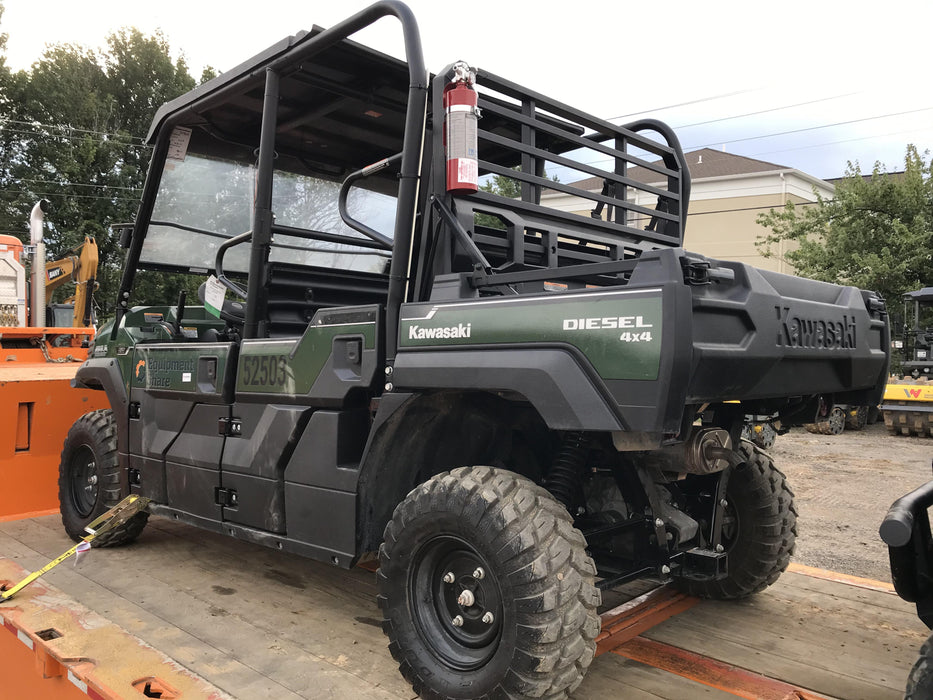 2019 Kawasaki Mule PRO-DXT Standard Options, Backup Alarm, Beacon, Plastic Hard Top, Poly Windshield, Horn Kit