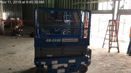 2019 Genie GS-1930 Fixed Rails with Chain Entry