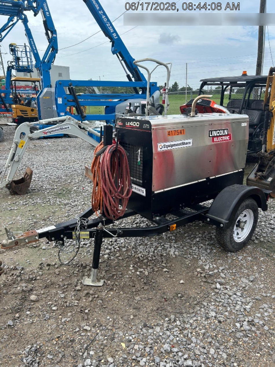 2024 Lincoln Electric LE400 Kubota V1505, Trlr, Cable Rack, Light Kit, ES Decals, T3