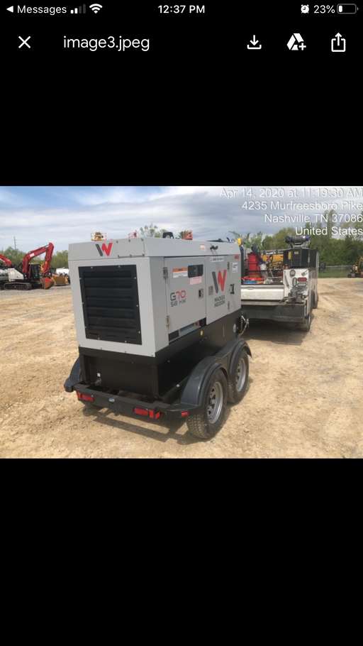 2020 WACKER NEUSON G70