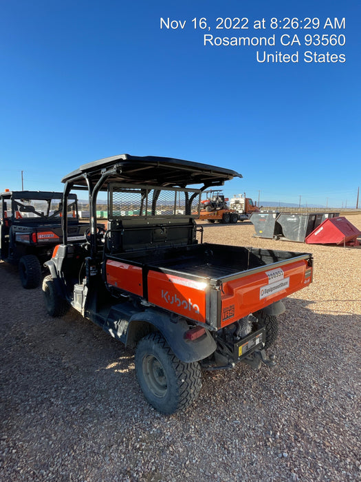 2022 Kubota RTV-X1140W-H Plastic Canopy, Windshield Acrylic Clear, LED Strobe Light, Wire Harness Kit, Back up Alarm