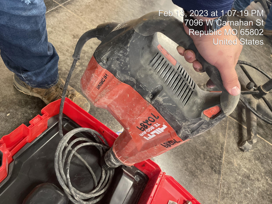 2020 HILTI TE 800-AVR
