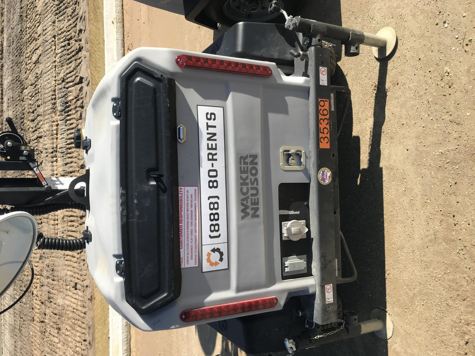2019 Wacker Neuson LTV6L-MH Wacker Neuson LTV6L Mobile Light Tower w/Fuel Level Sensor Installed