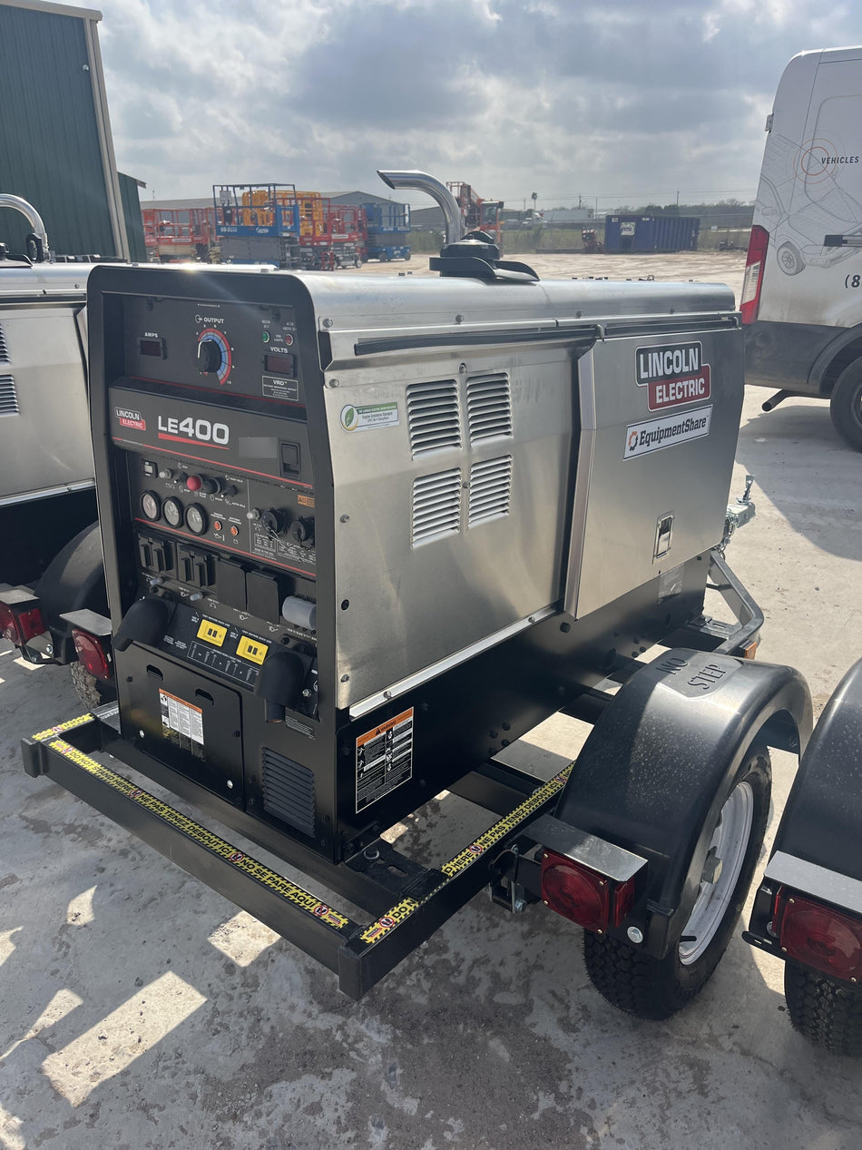 2025 Lincoln Electric LE400 Diesel, Kubota V1505, 22 HP, Trlr, Cable Rack, Light Kit, ES Decals, T3
