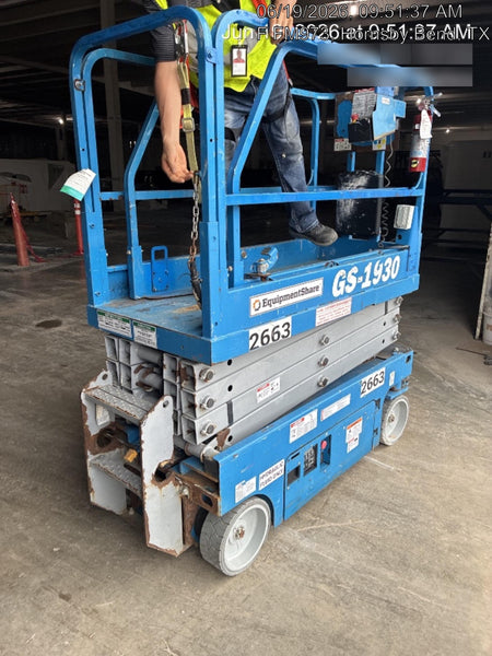 2017 Genie GS-1930 Genie GS-1930 Scissor Lift