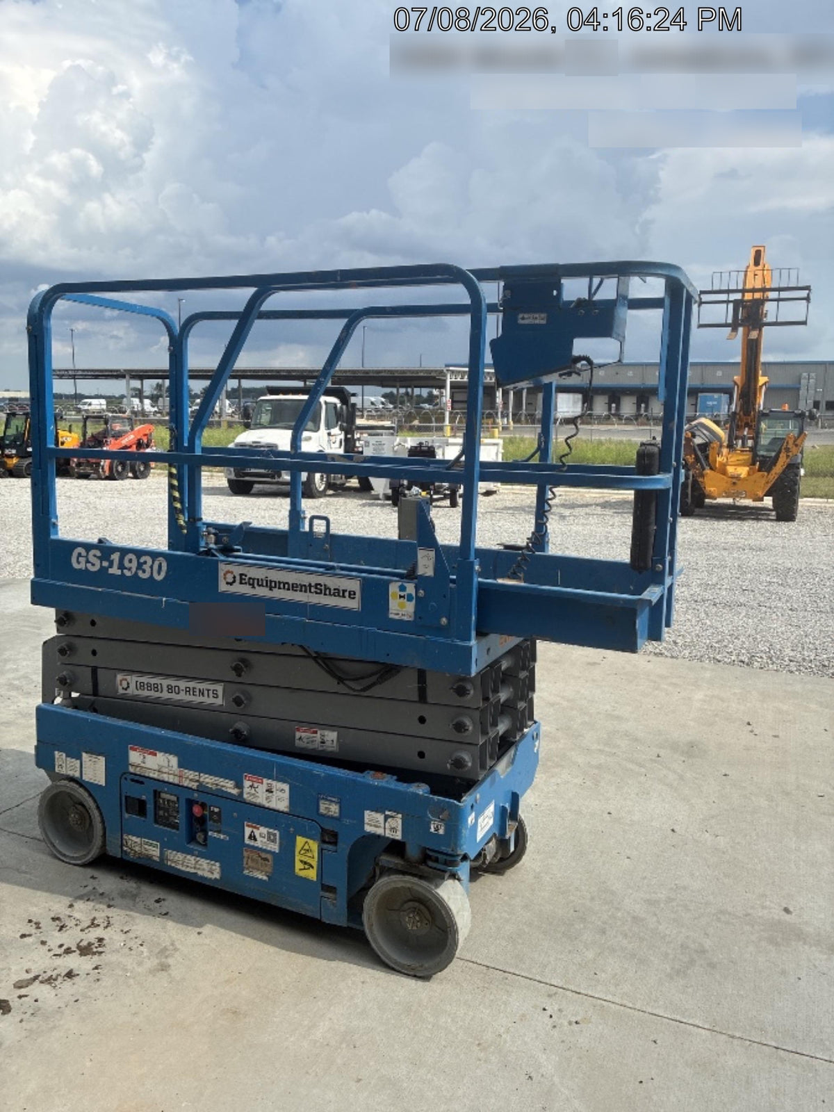 2020 Genie GS-1930 Fixed rails with chain entry gate - Pre A92.20