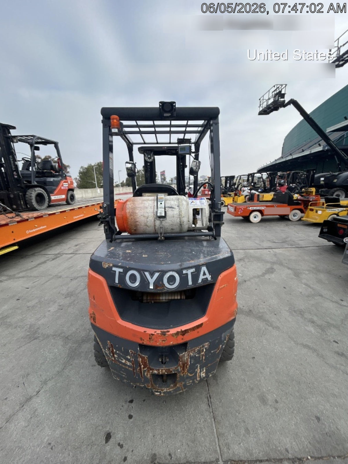 2022 TOYOTA 8FGU25 LP w/ Scale