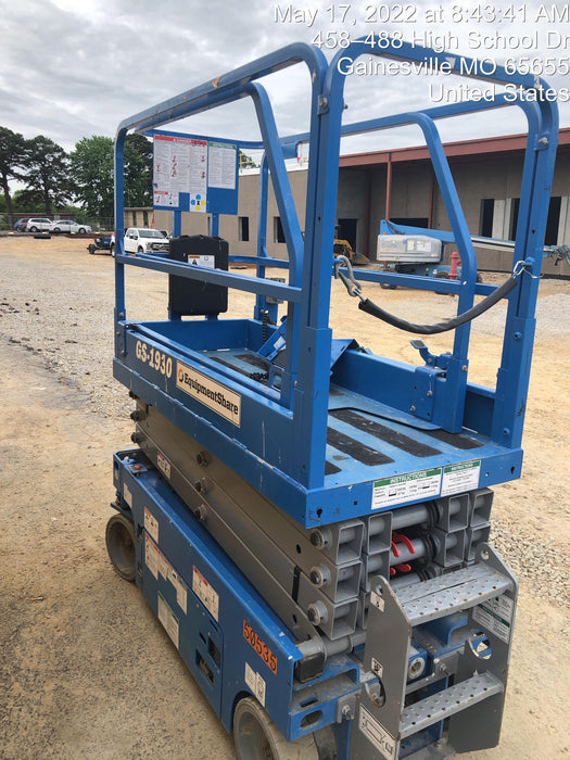 2019 Genie GS-1930 Fixed Rails with Chain Entry