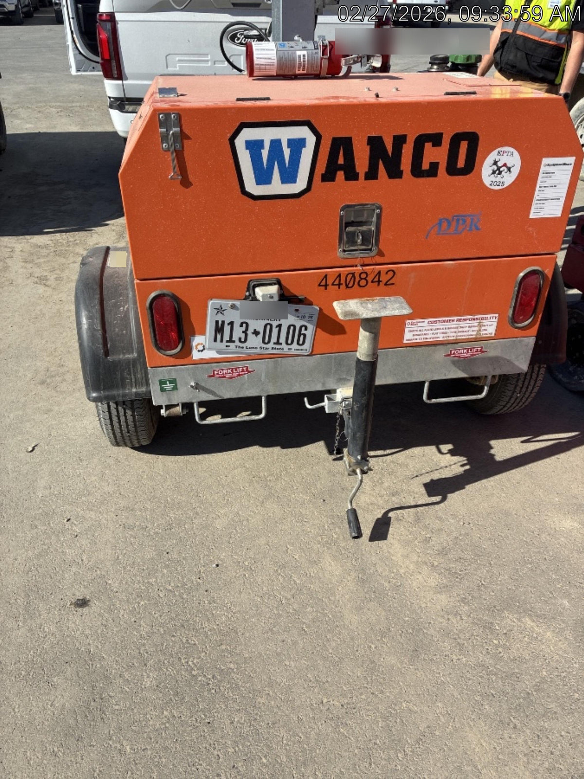 2024 Wanco WLTT-4MM4K Diesel, Deep Sea Controller, Shore Power Plug, Auto Start, (4) 350W LED Floodlights, 4kW Generator, 60 Gal Fuel Tank, 2" Ball, T3