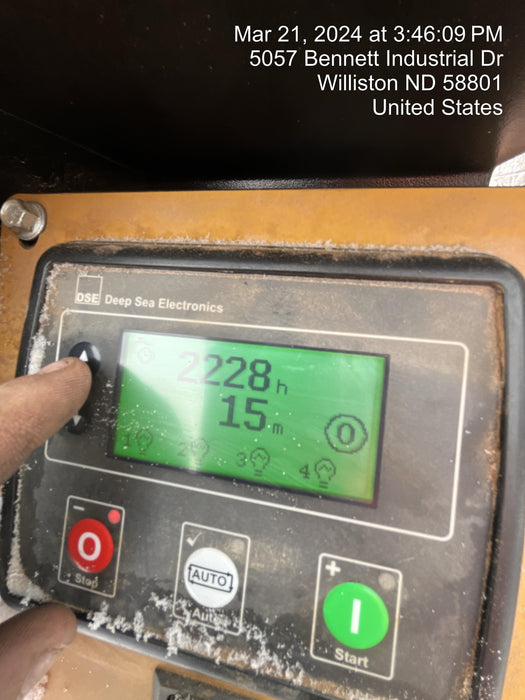 2022 Allmand NLV3GR (4) LED Light Fixture 350W, 23' Vertical Mast, 3kW Prime, Towable, Deep Sea L401, Leveling Jacks, Yanmar T4F 5.8hp