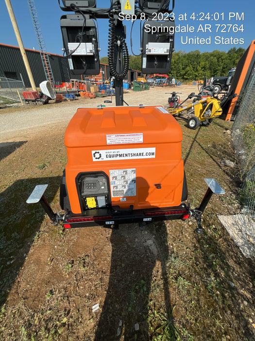 2023 Generac MLT2 Diesel, Flex Switch 120V Input, Powerzone Controller, (4) 320W LED Lights, 4kW Generator, 39.9 Gal Fuel Tank, 2" Ball, T3