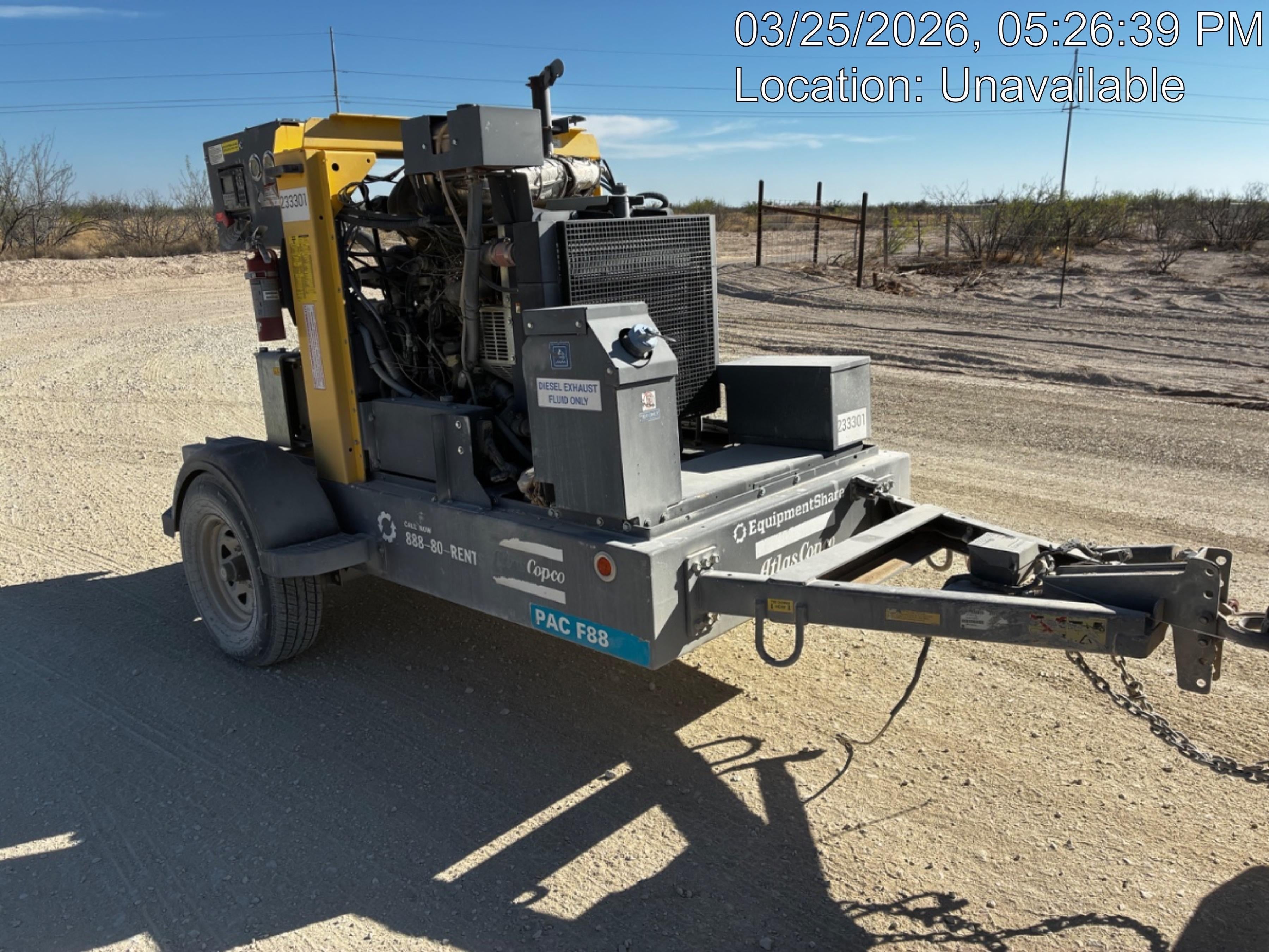 2022 ATLAS COPCO PAC F88 PD