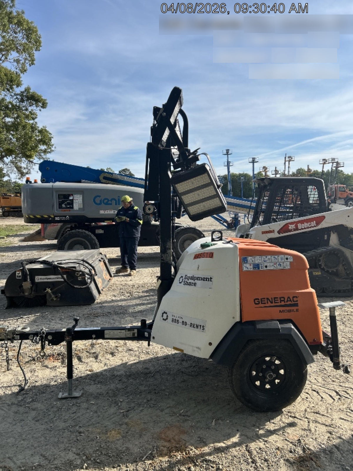 2024 Generac MLT6SKDS-STD4 ELEC WINCH Diesel, Electric Winch Mast, Powerzone Controller, (4) 320W LED Lights, 4kW Generator, 39.9 Gal Fuel Tank, 2" pintle, T3