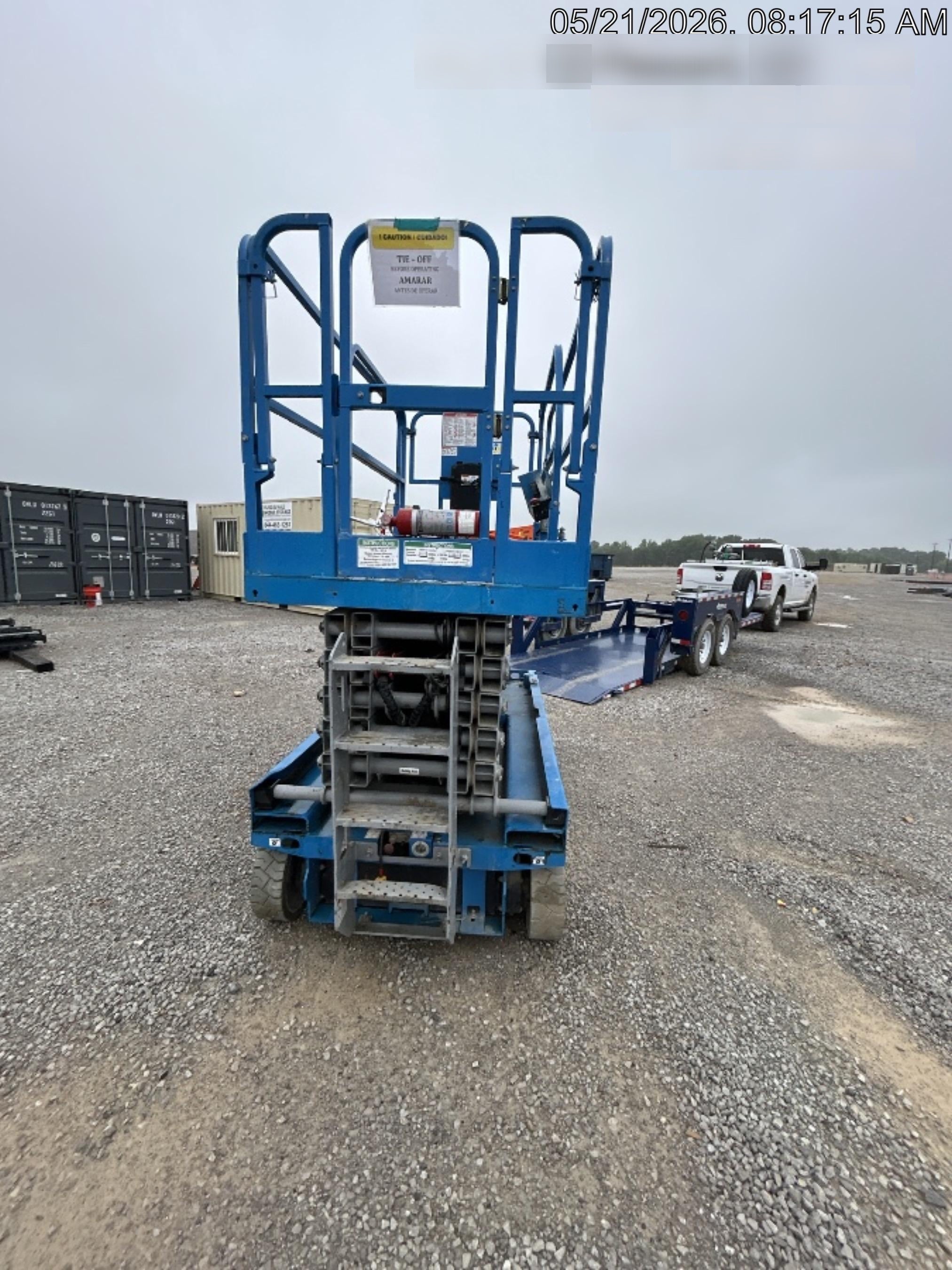 2019 Genie GS-4047 Folding rails with half height swing gate