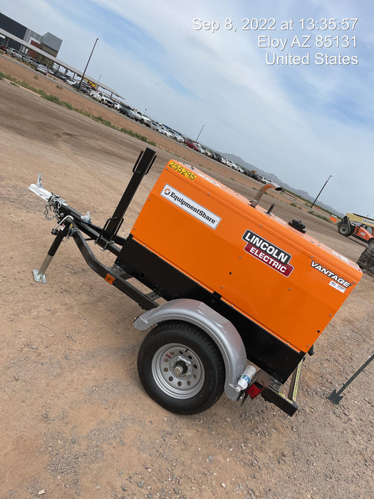 2022 Lincoln Electric LE400 Kubota V1505, Trlr, Cable Rack, Light Kit, ES Decals, T3