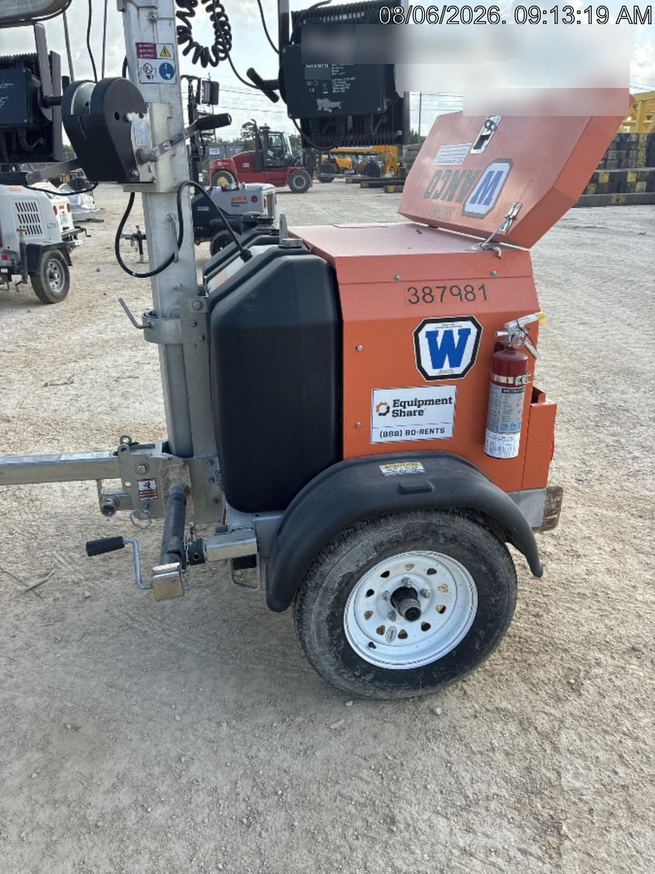 2024 Wanco WLTT-4MM4K Diesel, Deep Sea Controller, Shore Power Plug, Auto Start, (4) 350W LED Floodlights, 4kW Generator, 60 Gal Fuel Tank, 2" Ball, T3