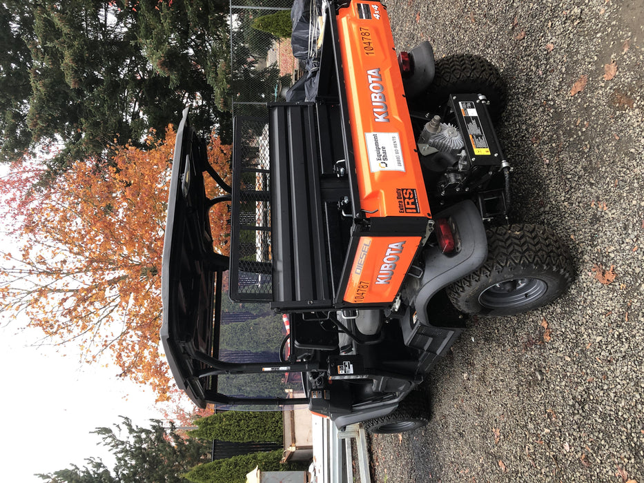 2020 Kubota RTV-X1140W-H 4WD utility cart -LED strobe -Windshield tempered glass -Plastic canopy -Wire harness kit -Backup alarm