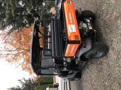 2020 Kubota RTV-X1140W-H 4WD utility cart -LED strobe -Windshield tempered glass -Plastic canopy -Wire harness kit -Backup alarm