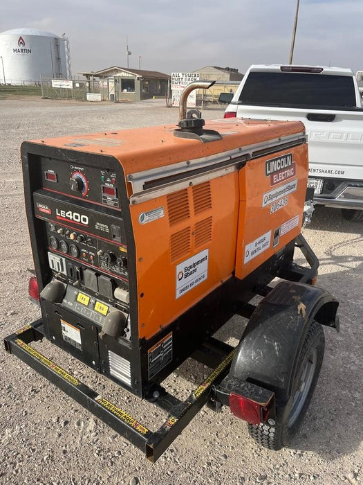 2023 Lincoln Electric LE400 Kubota V1505, Trlr, Cable Rack, Light Kit, ES Decals, T3